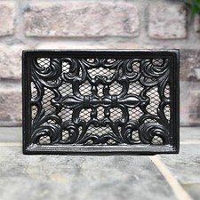 Black cast iron ornate air - black,