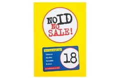 No ID NO SALE TOBACCO SHOP