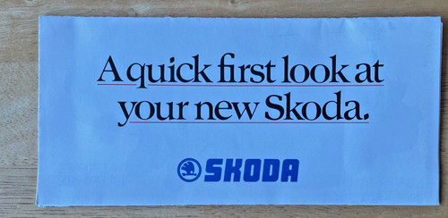 Skoda sales brochure - sales, estelle