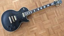 U03 EPIPHONE LES PAUL CUSTOM EBONY,IRONGEAR PUPS & UPGRADES,STUNNING CONDITION