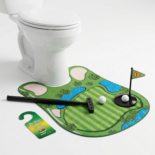 Funny toilet golf game - funny,