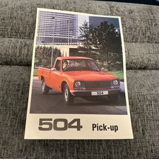 Peugeot 504 Pick Up Fold Out
