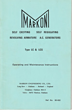 Markon AC Generators LC & LCS