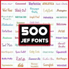 JEF Janome Embroidery Font