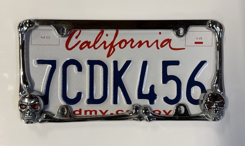 American licence plate - licence, &