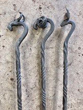 handmade Fireplace tool set /