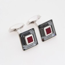 Tateossian Cufflinks Rhodium