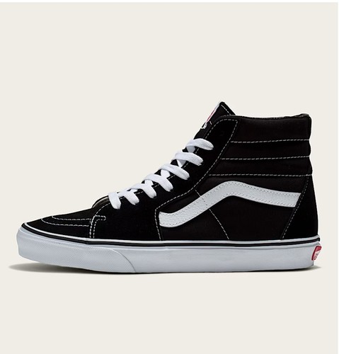 Vans sk8 black white - vans, sk8-hi
