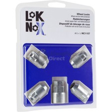 LokNox By McGard 12x1.5 Lock Nuts for Mazda 2 [Mk2] 07-14 on Aftermarket Wheels