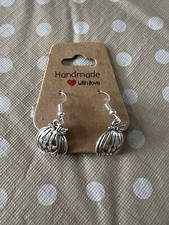 Handmade Pumpkin Earrings 