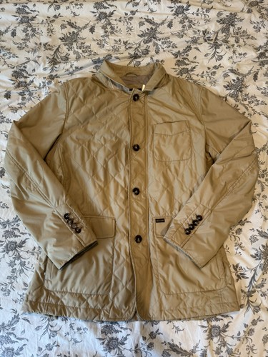 Faconnable mens tan quilted - mens,