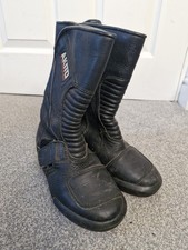 Akito Black Leather Motorcycle