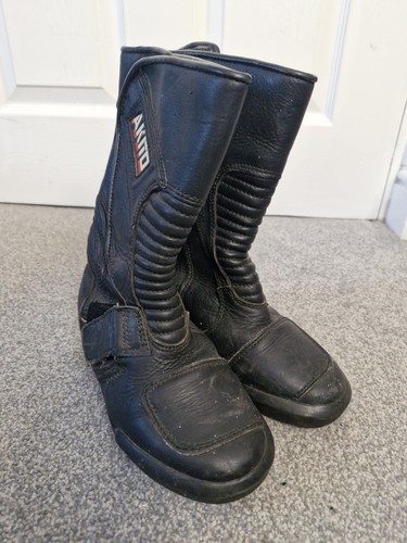 Akito black leather motorcycle - akito,