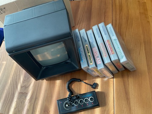 Vectrex console with - console, games