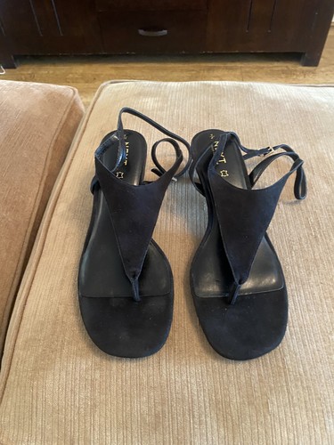 Next black real suede - real, post