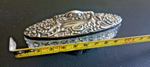Antique silver topped - silver, cut
