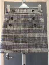 Winter weight tweed wool blend skirt size 10- length 18" NWOT