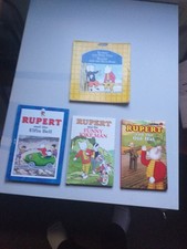 RUPERT BEAR BOOKS X 4 * VARIOUS PUBLISHERS * GOOD OVERALL CONDITION *