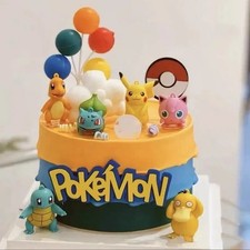 13 PCS/Set Pokemon Cake