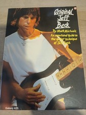 Original Jeff Beck A Guide To The Guitar Teqhnique Music Book Rare