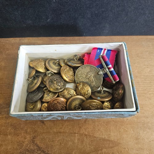 Old box containing selection - old,