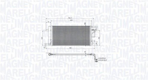 Air conditioning condenser - air, for