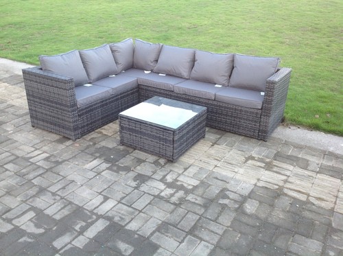 Fimous grey wicker outdoor - wicker,