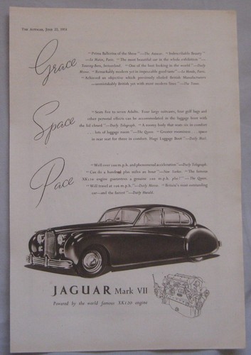 1951 jaguar mark vii original - mark,