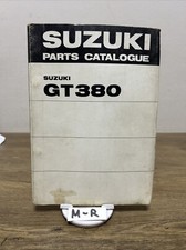 1974 Suzuki GT380 parts list
