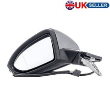 Left Passenger Side For VW Golf MK7 2012-2020 Electric Door Wing Mirror Primed