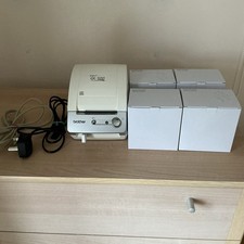 Brother QL-500 Label Printer with Power and USB Cable and 4 boxes of labels