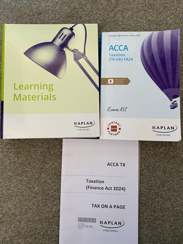 Kaplan acca taxation f6 - acca,