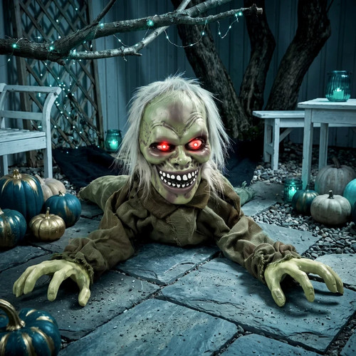 Animated crawling zombie - animated,
