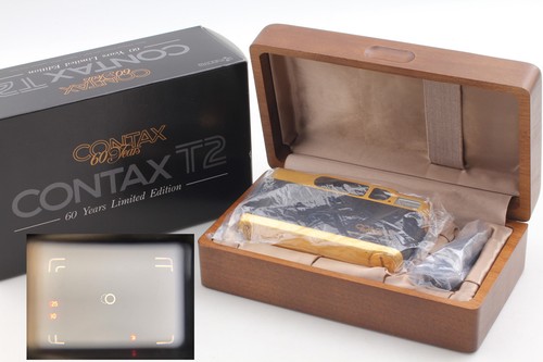 Unused box contax t2 gold - contax,