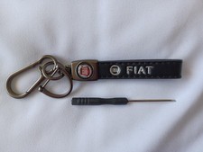 FIAT Genuine Leather Keyring