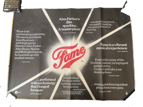 Fame 1980 original - fame, quad
