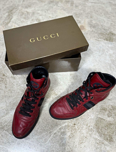 Gucci red leather - gucci,