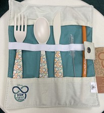Disney Fun Eat Repeat Reusable Utensil & Straw Sets