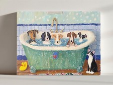 Funny Dogs In The Bathtub