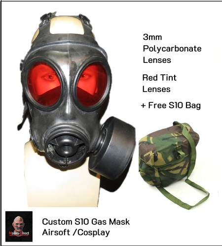 S10 gas mask single - s10,