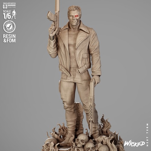 Terminator 800 resin - t-800,