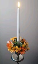 2 X Artificial Flower Candle