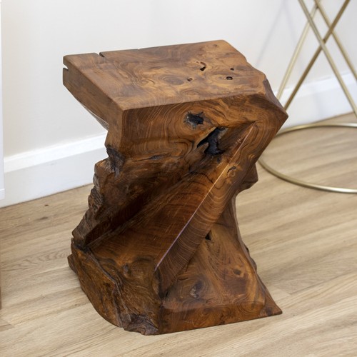 Solid teak root - teak, twist