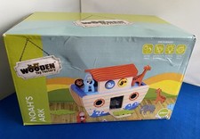The Wooden Toy Factory Noah's Ark Shape Sorter Wooden Playset