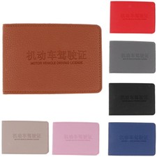 Mens Drivers License Leather