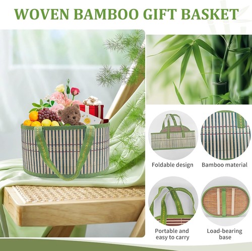 Empty hamper basket gift - basket,