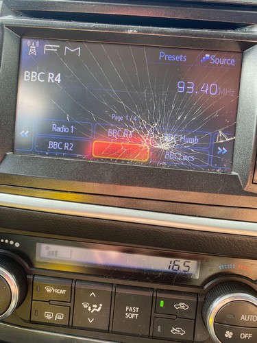 Toyota auris radio head unit - toyota,