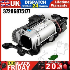 Air Suspension Compressor Pump +Bracket For BMW X5 F15 F85 X6 F16 37206875177