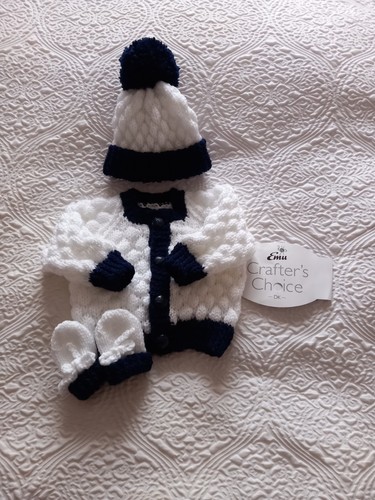 Brand new hand knitted white - new,