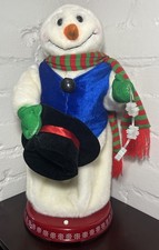 Gemmy Snowflake Snowman Snow